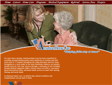 Tablet Screenshot of americanhomecare.us